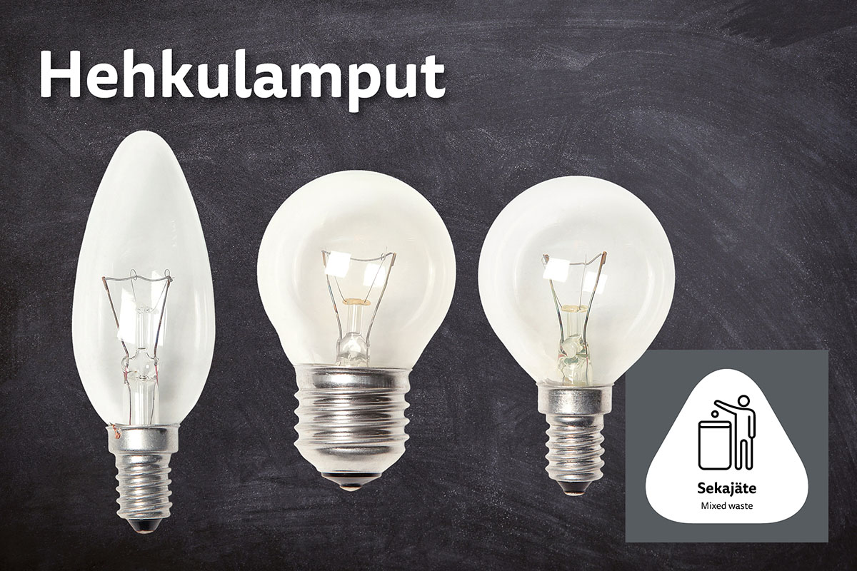Lamppujen lajittelu – näin kierrätät lamput oikein - Mustankorkea